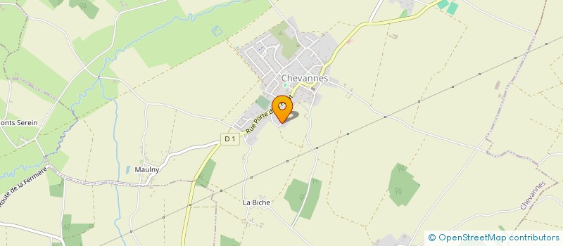 localisation de l'entreprise SCI JEAN LUC BARNABET à CHEVANNES