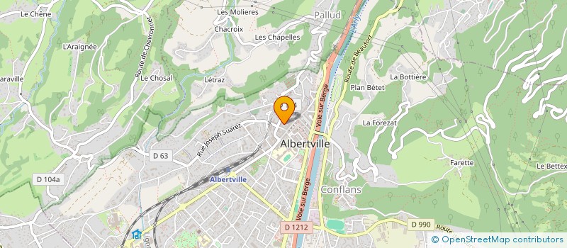 localisation de l'entreprise SCI JEAN-MARIE  ALBERTVILLE