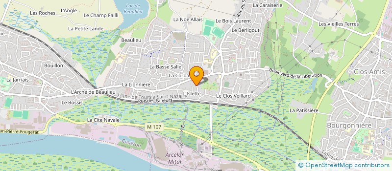 localisation de l'entreprise SCI JEAN-MARIE BRULE à COUERON