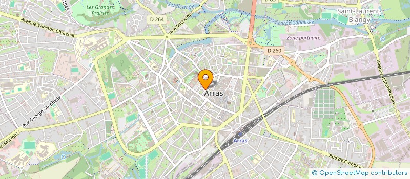 localisation de l'entreprise SCI JEAN MARIE ET MONIQUE BEPIRSZCZ à ARRAS