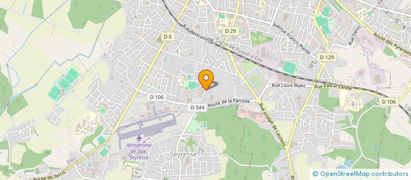 localisation de l'entreprise SCI JEAN MARIE LAPEGUE à DAX