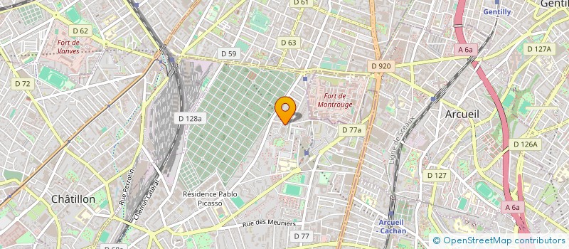 localisation de l'entreprise SCI JEAN MARIN NAUDIN à BAGNEUX