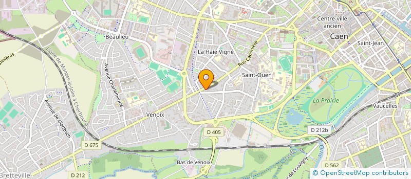 localisation de l'entreprise SCI JEAN MAROT à CAEN