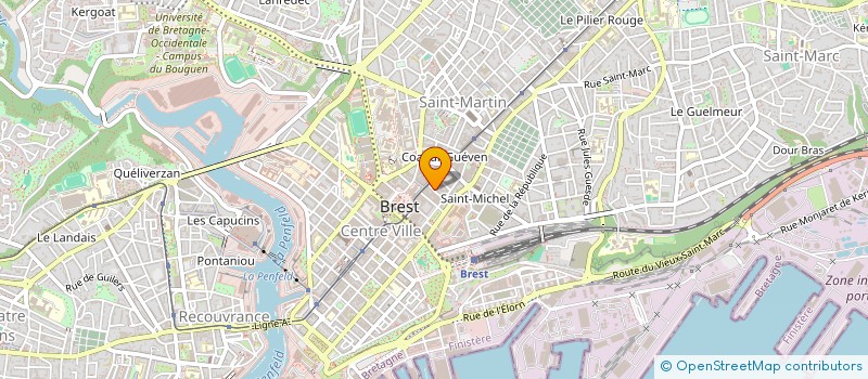 localisation de l'entreprise SCI JEAN MAX MAUGENDRE & FRANCOIS BOULCH  BREST