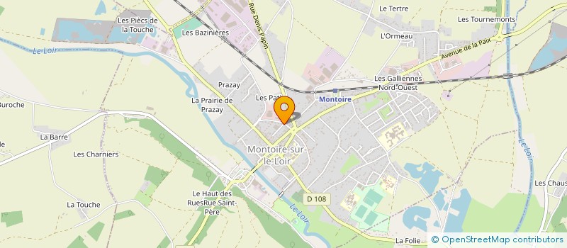 localisation de l'entreprise SCI JEAN MERMOZ  MONTOIRE-SUR-LE-LOIR