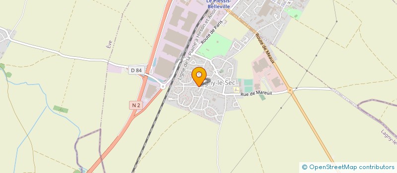 localisation de l'entreprise SCI JEAN MERMOZ  LAGNY-LE-SEC