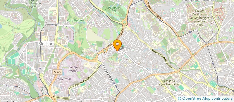 localisation de l'entreprise SCI JEAN MONNET à MONTPELLIER