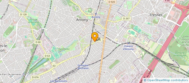 localisation de l'entreprise SCI JEAN MONNET à ANTONY