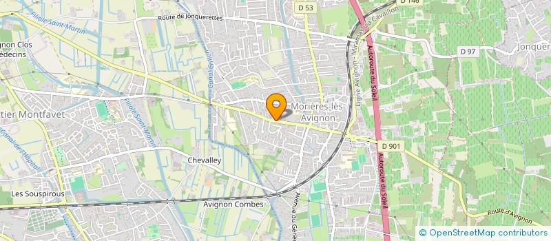 localisation de l'entreprise SCI JEAN MONNET  MORIERES-LES-AVIGNON