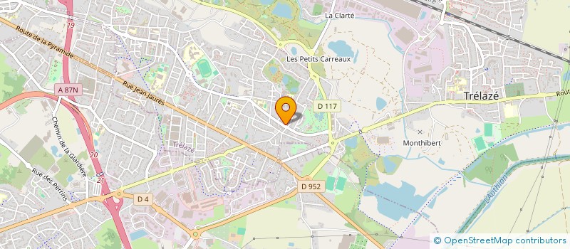 localisation de l'entreprise SCI JEAN MOULIN  TRELAZE