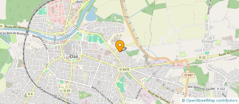 localisation de l'entreprise SCI JEAN MOULIN à DAX