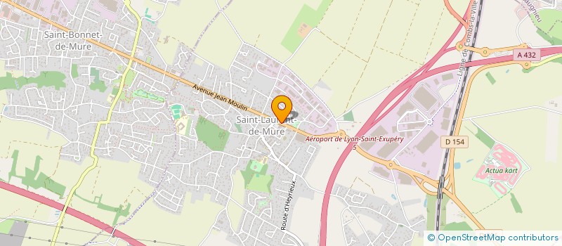 localisation de l'entreprise SCI JEAN MOULIN  SAINT-LAURENT-DE-MURE