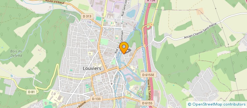 localisation de l'entreprise SCI JEAN NICOLLE à LOUVIERS