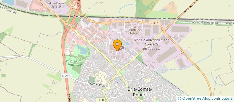 localisation de l'entreprise SCI JEAN NICOT  BRIE-COMTE-ROBERT