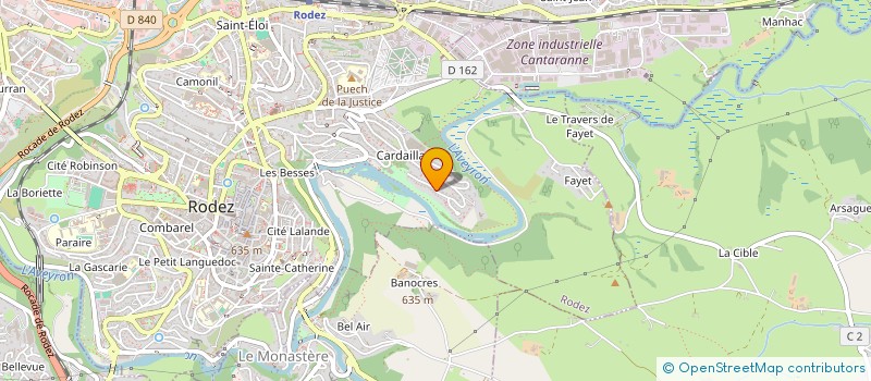 localisation de l'entreprise SCI JEAN PAUL 1  RODEZ