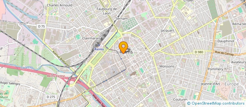 localisation de l'entreprise SCI JEAN PAUL  REIMS