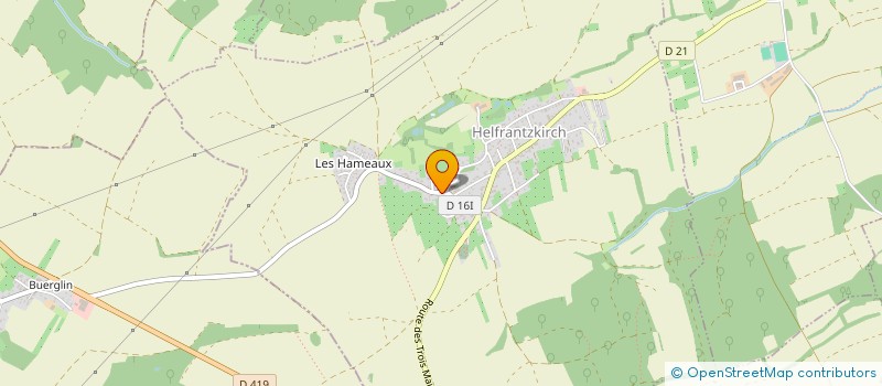 localisation de l'entreprise SCI JEAN PAUL BILGER  HELFRANTZKIRCH