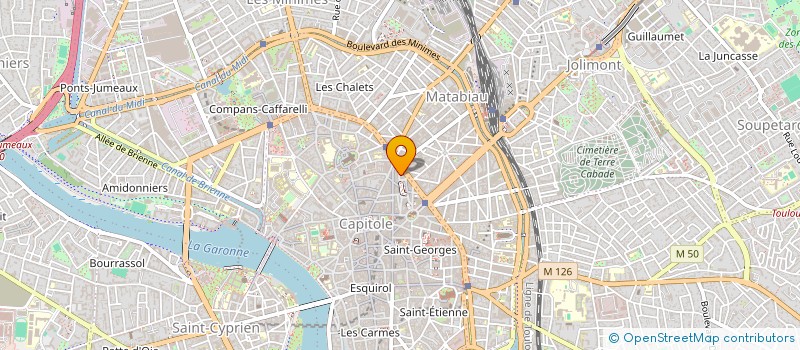 localisation de l'entreprise SCI JEAN PERRIN PESSAC  TOULOUSE
