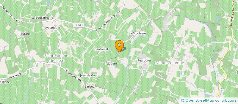 localisation de l'entreprise SCI JEAN PETIT  SAINT-ETIENNE-DE-LISSE