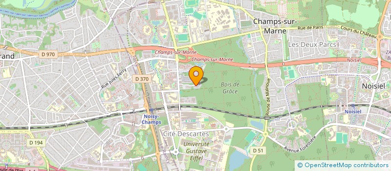 localisation de l'entreprise SCI JEAN-PHILIPPE  CHAMPS-SUR-MARNE