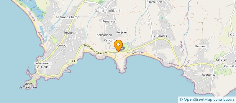 localisation de l'entreprise SCI JEAN PIERRE  TREGUNC
