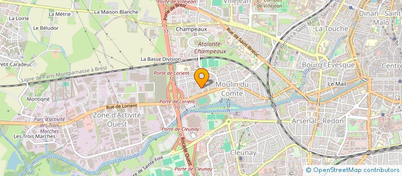 localisation de l'entreprise SCI JEAN PIERRE CALLOCH  RENNES