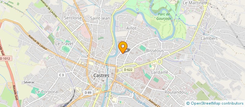 localisation de l'entreprise SCI JEAN-PIERRE GARRIGUES  CASTRES