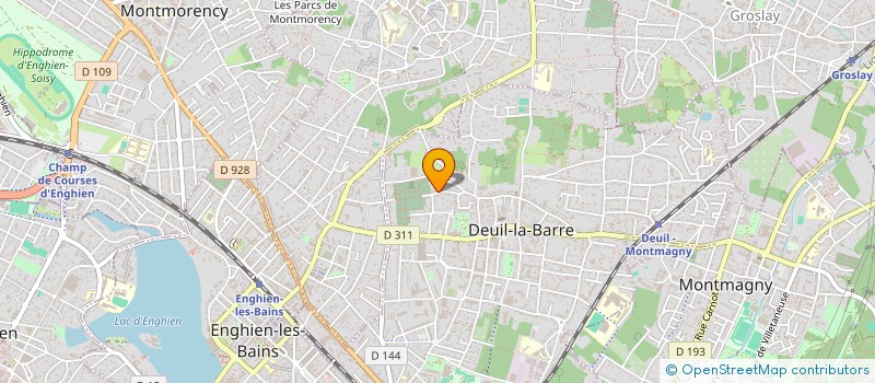 localisation de l'entreprise SCI JEAN-PIERRE MAIL  DEUIL-LA-BARRE