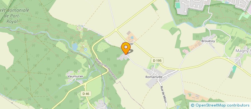 localisation de l'entreprise SCI JEAN RACINE  MAGNY-LES-HAMEAUX