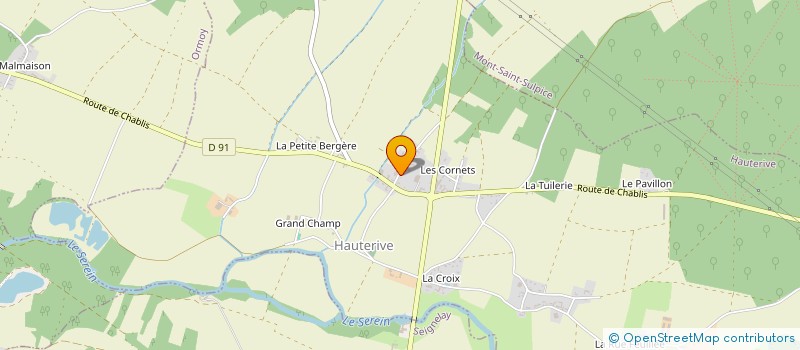 localisation de l'entreprise SCI JEAN REMI MERLETTE à HAUTERIVE