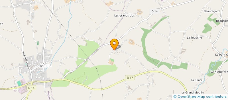 localisation de l'entreprise SCI JEAN-RENE BESNARD  MATIGNON