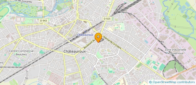 localisation de l'entreprise SCI JEAN RICHEPIN à CHATEAUROUX
