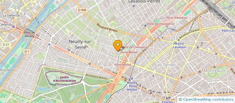 localisation de l'entreprise SCI JEAN-ROSE à NEUILLY-SUR-SEINE