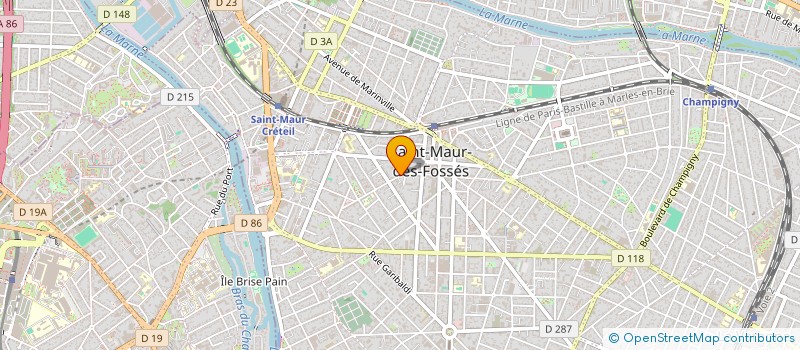 localisation de l'entreprise SCI JEAN-SAVU à SAINT-MAUR-DES-FOSSES