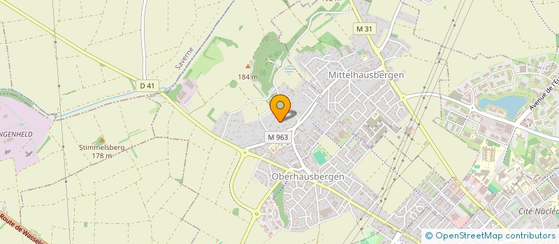 localisation de l'entreprise SCI JEAN SEBASTIEN BACH  OBERHAUSBERGEN