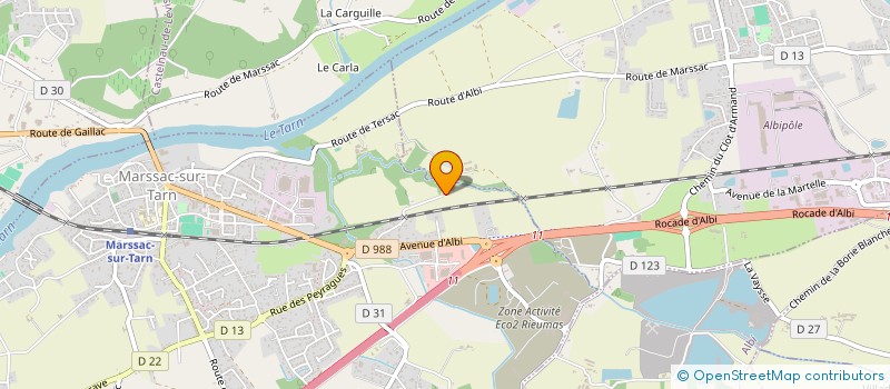 localisation de l'entreprise SCI JEAN THOMAS à MARSSAC-SUR-TARN