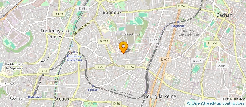 localisation de l'entreprise SCI JEAN VALGEANT à BAGNEUX