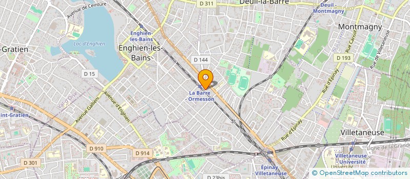 localisation de l'entreprise SCI JEAN VICTOR  DEUIL-LA-BARRE