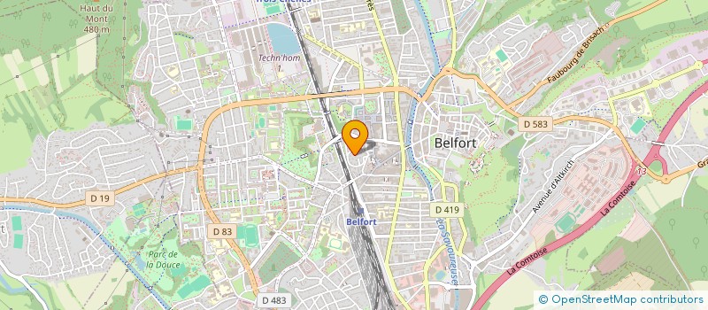 localisation de l'entreprise SCI JEAN WILLIAM à BELFORT