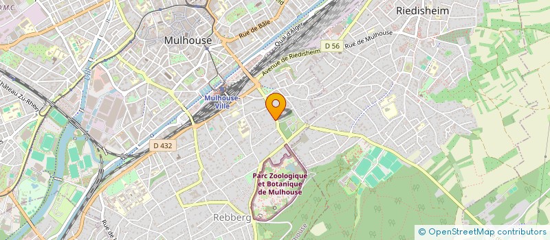 localisation de l'entreprise SCI JEAN XXIII à MULHOUSE