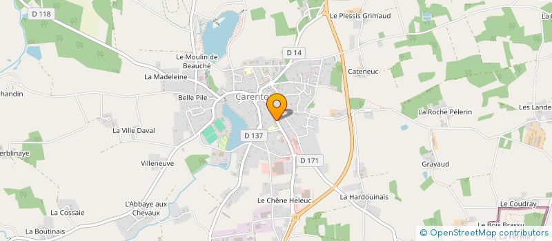 localisation de l'entreprise SCI JEAN XXIII  CARENTOIR