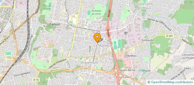 localisation de l'entreprise SCI JEAN ZAY CLEMENCEAU  CENON