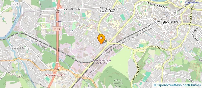 localisation de l'entreprise SCI JEANANNAROSE à ANGOULEME
