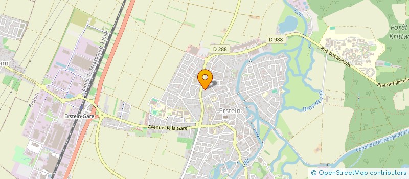 localisation de l'entreprise SCI JEANANT  ERSTEIN