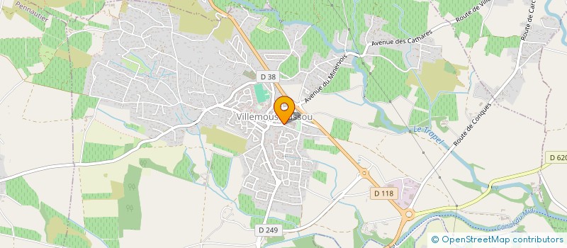 localisation de l'entreprise SCI JEANBA CHLO à VILLEMOUSTAUSSOU