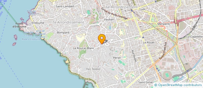 localisation de l'entreprise SCI JEANBELLE à MARSEILLE