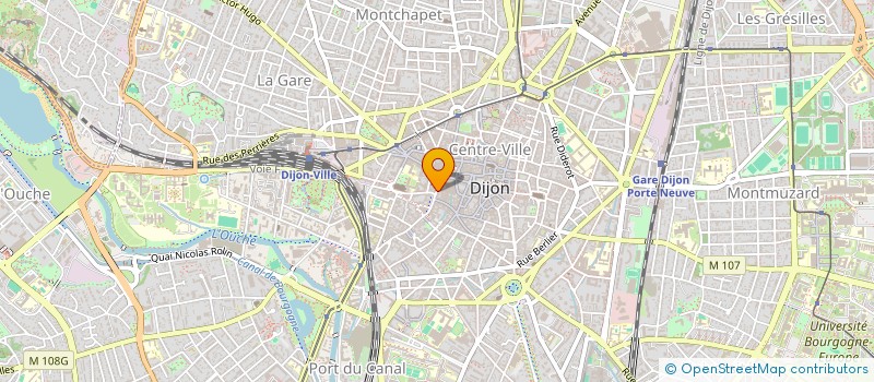 localisation de l'entreprise SCI JEANBELLEANNE à DIJON