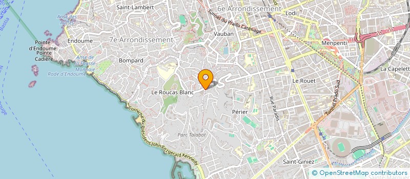 localisation de l'entreprise SCI JEANBER à MARSEILLE