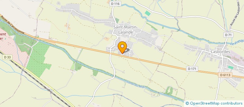 localisation de l'entreprise SCI JEANBERT  SAINT-MARTIN-LALANDE