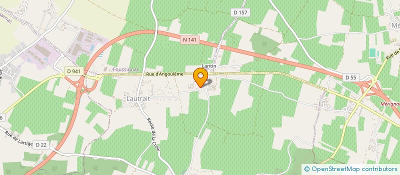 localisation de l'entreprise SCI JEANCHOU  LA ROCHEBEAUCOURT-ET-ARGENTINE